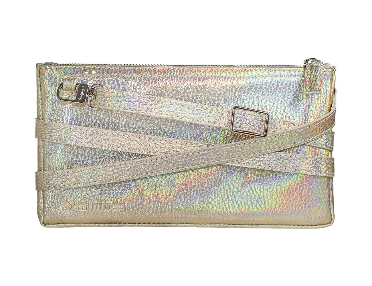 minibag metallic gold disco