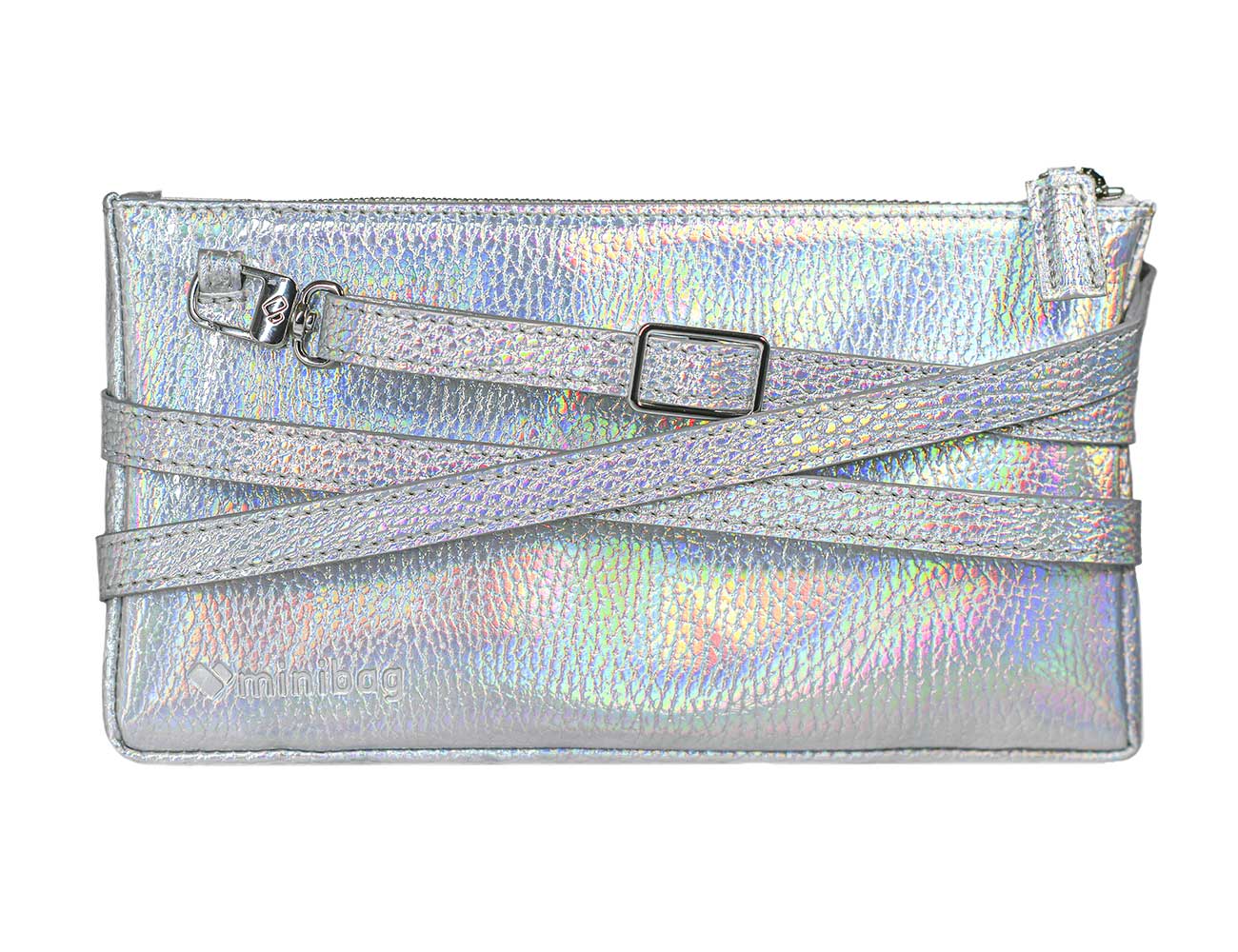 minibag metallic silber disco