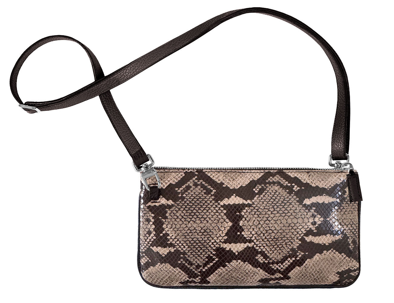 minibag snake stone, Innenleben minibag, Ledertasche mit Schlangenmuster, Clutch mit Schlangenmuster, kleine Tasche mit Schlangenleder, Schlangenledertasche, snake bags, snake bag