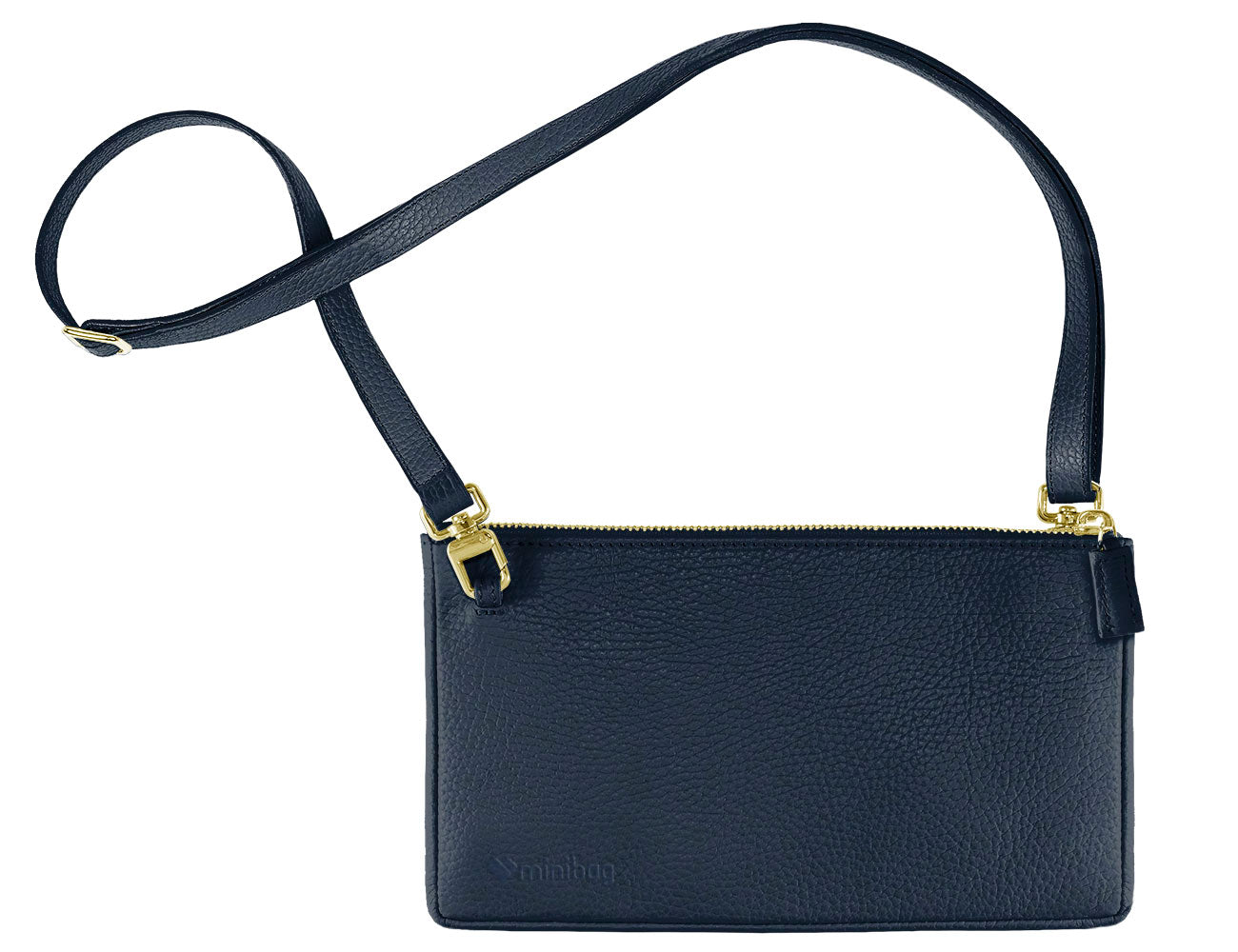 blaue mini bag aus leder mit goldenen Beschlägen kaufen, minitasche navy mit goldenem Karabiner, mini tasche navy mit gold, handytasche aus leder mit gold, - kleine Tasche, handy tasche zum umhängen, Umhänge Ledertasche Damen, kleine taschen zum umhängen, kleine ledertasche zum umhängen, kleine tasche elegant, kleine handtasche damen leder