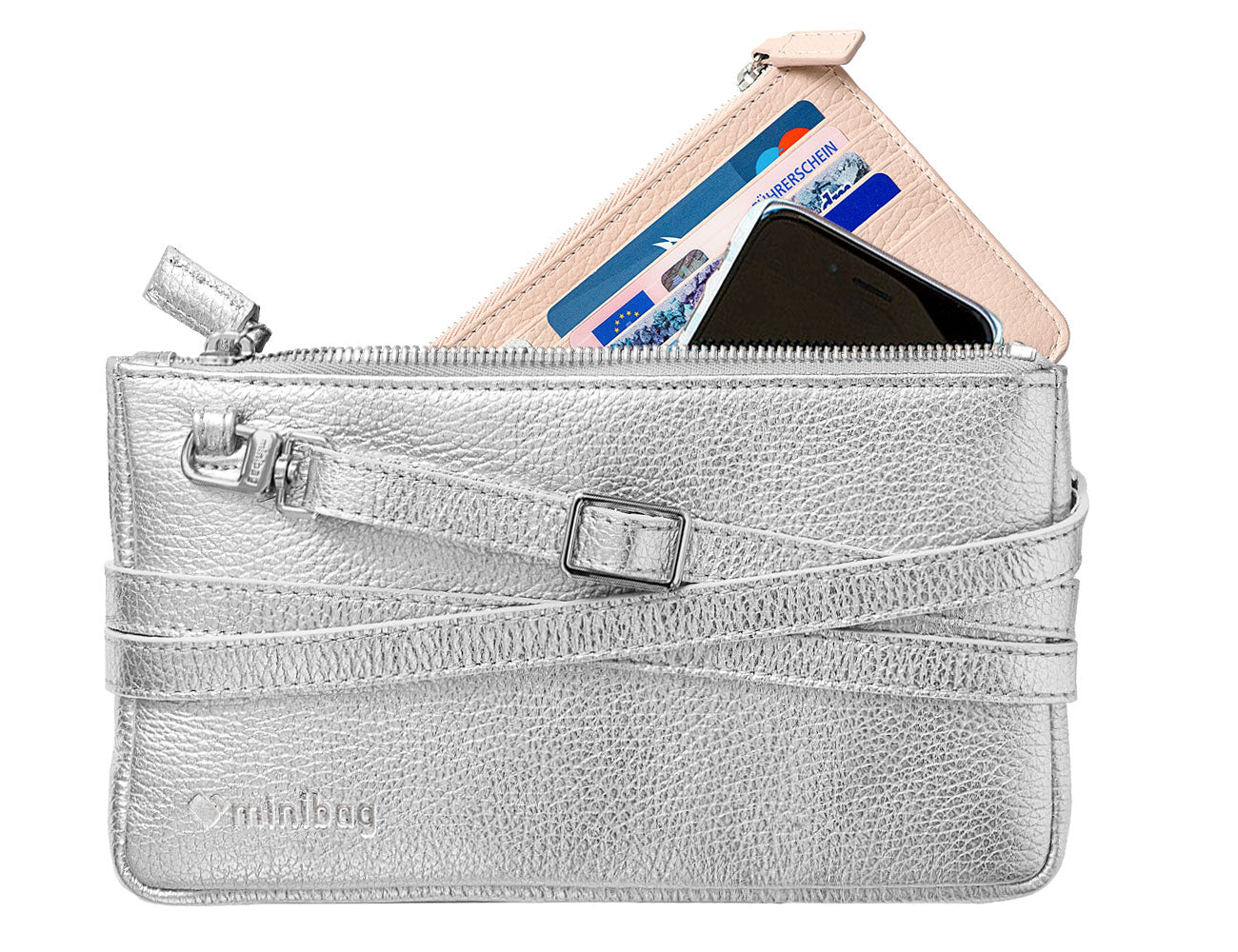 metallic silber & Wallet
