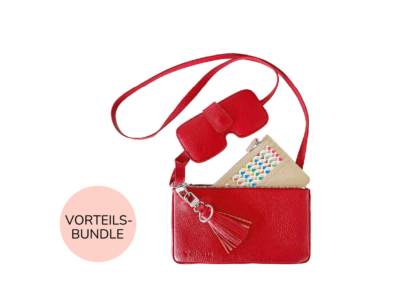 minibag rot Smart bundle + gratis Schlüsselanhänger