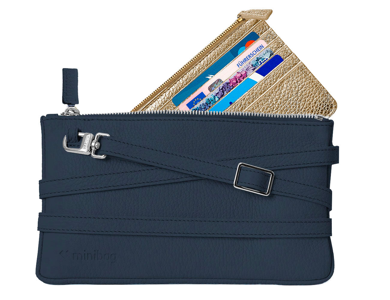 minibag navy & Wallet