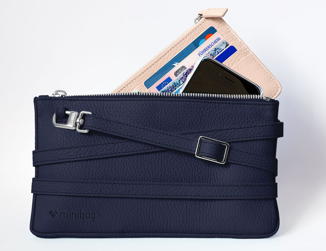 minibag navy & Wallet
